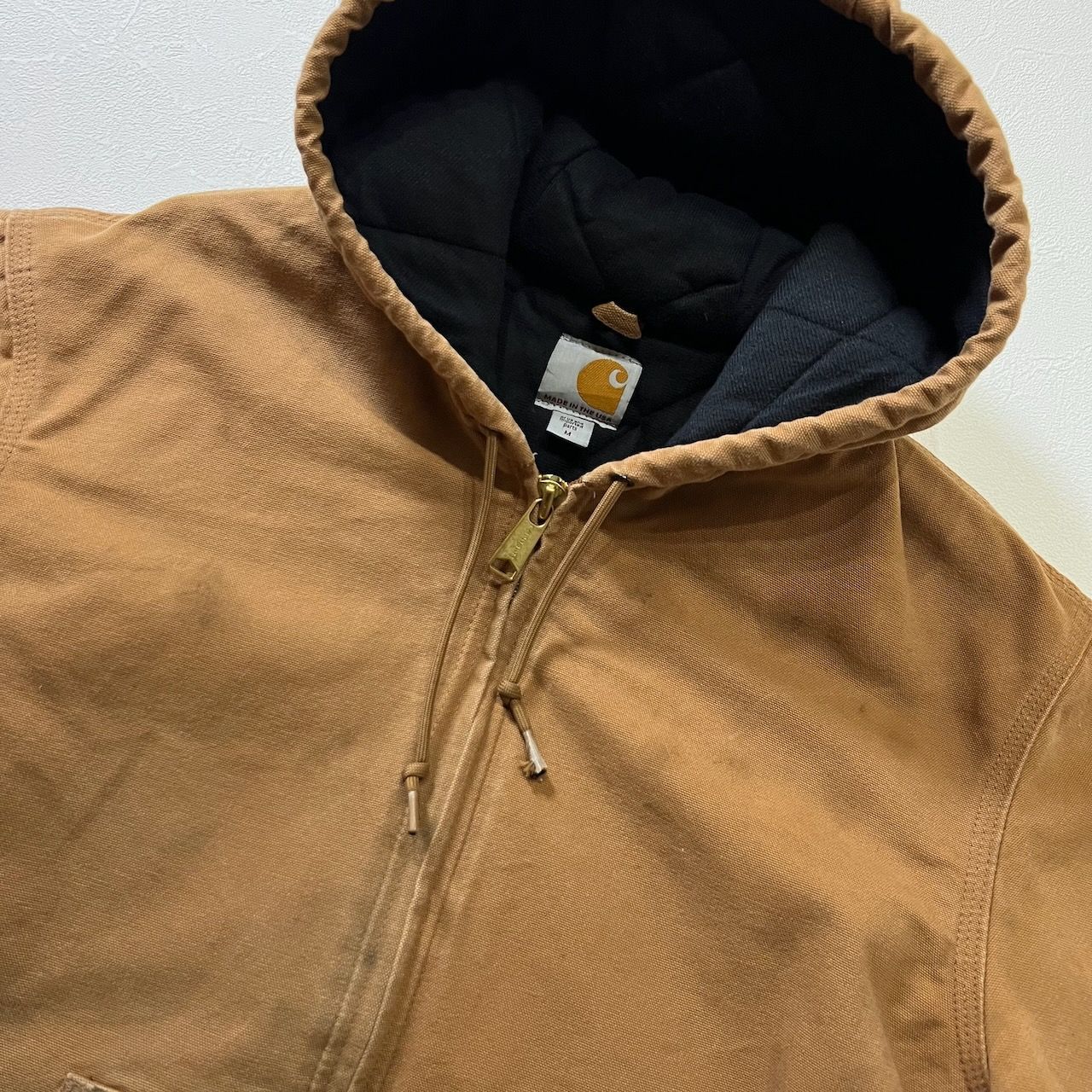 USA Carhartt ダック地 裏地キルティング アクティブジャケット