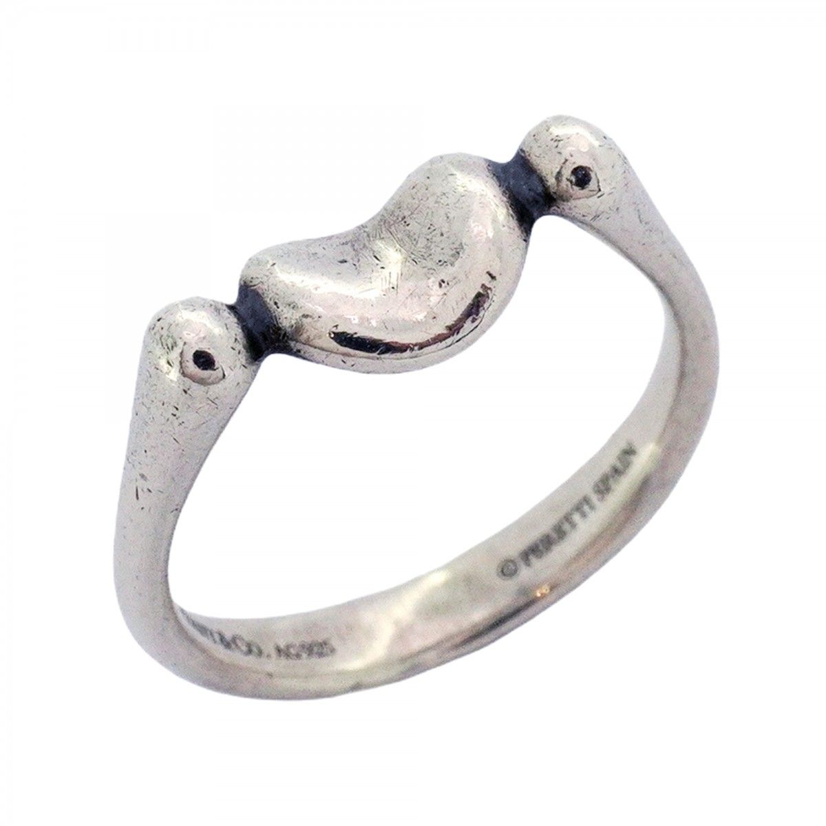 ☆SALE【5jpb0191】ティファニー リング ビーン シルバー925 8号【中古