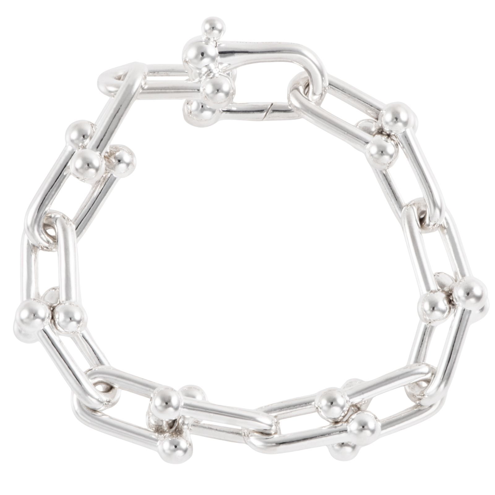 ⭐️付属品全て有り⭐️ティファニーハードウェア　スターリングシルバー※最終値下げです TIFFANY&Co. ティファニー ハードウェア ラージ リンク ブレスレット