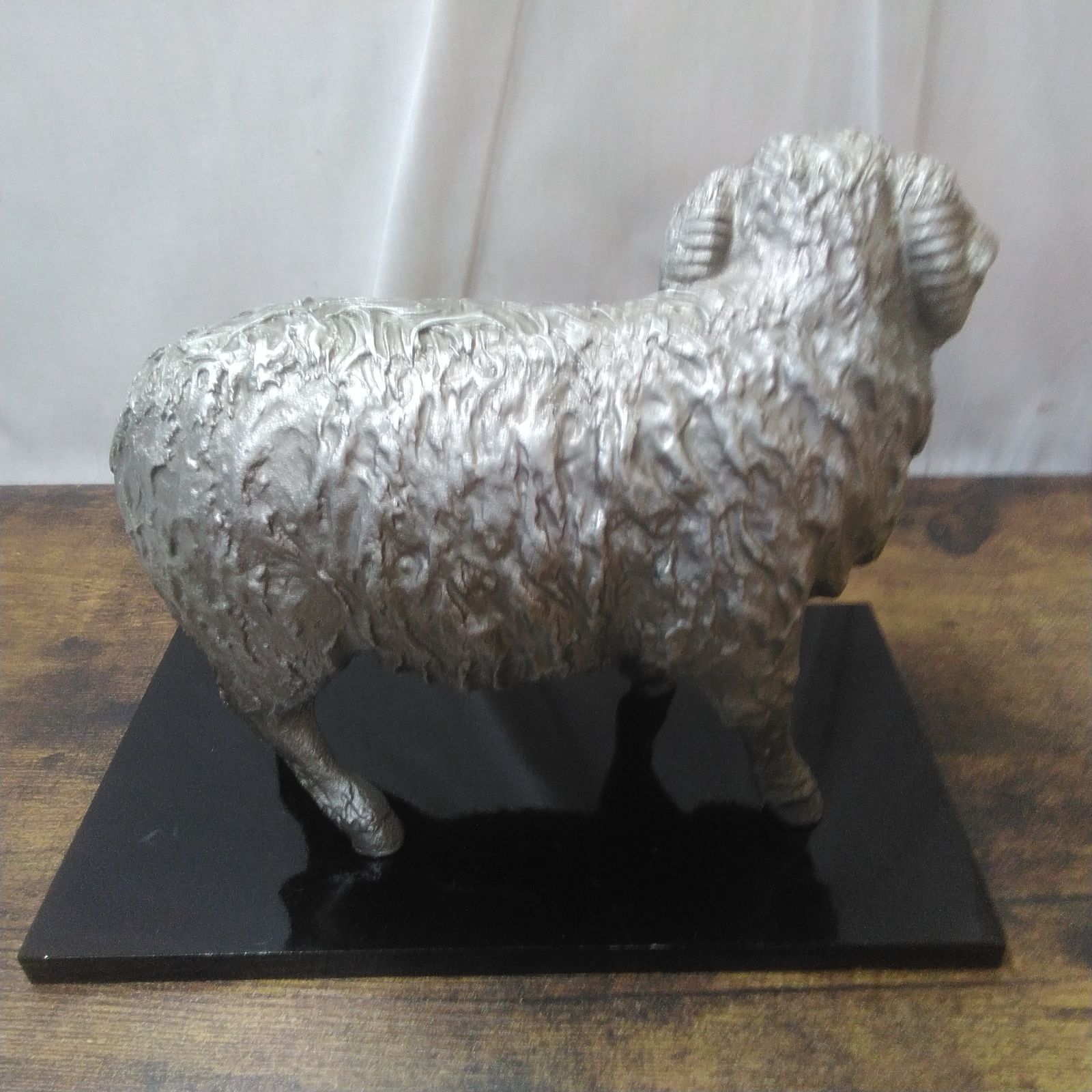 鋳造品 銅製 美術鋳物 床置 羊 R290 - メルカリ