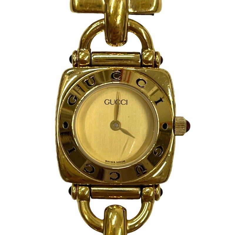 GUCCI グッチ ホースビット 6300L 腕時計レディース クオーツ ゴールド