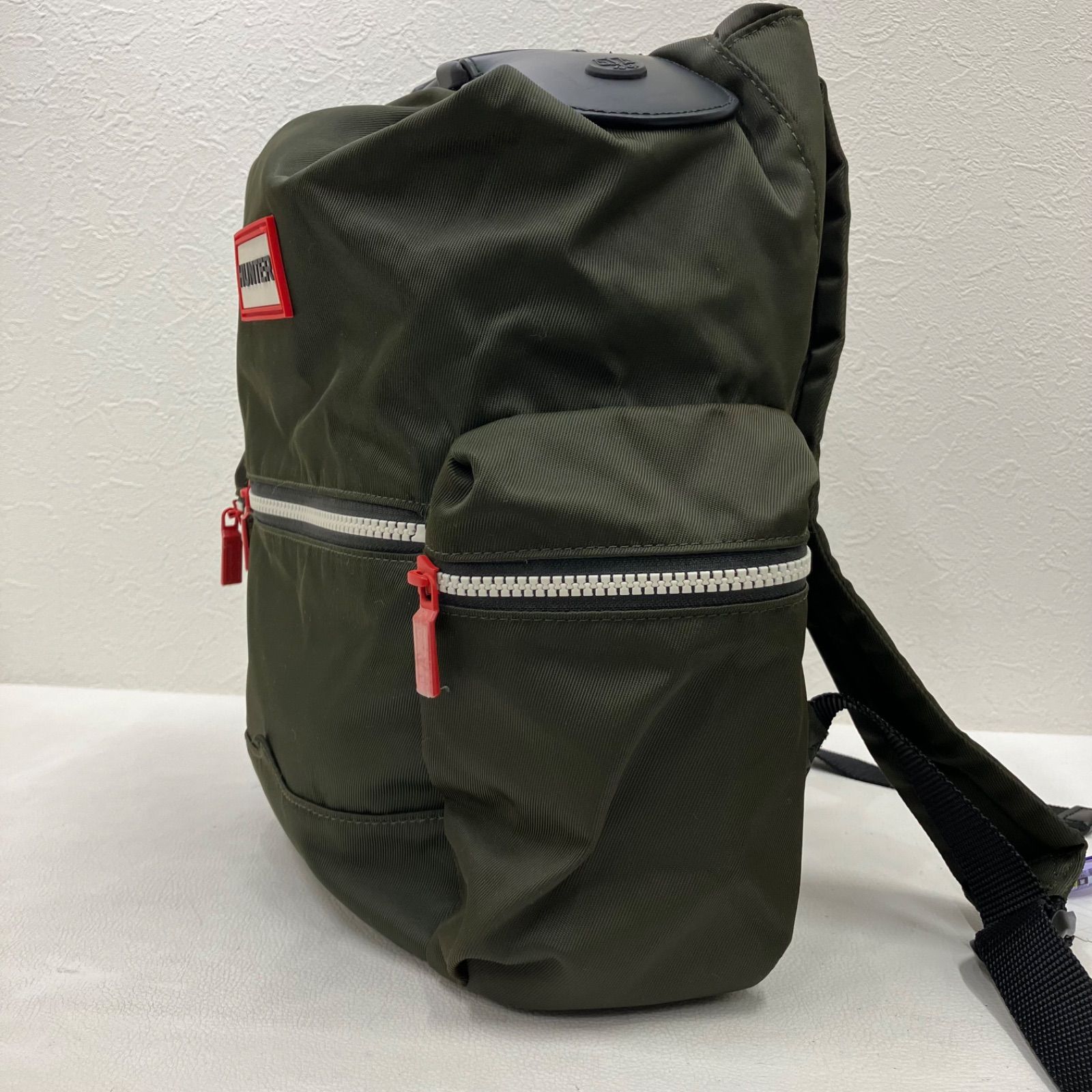 7981 HUNTER ハンター リュック バックパック カーキ系 緑 ナイロン 