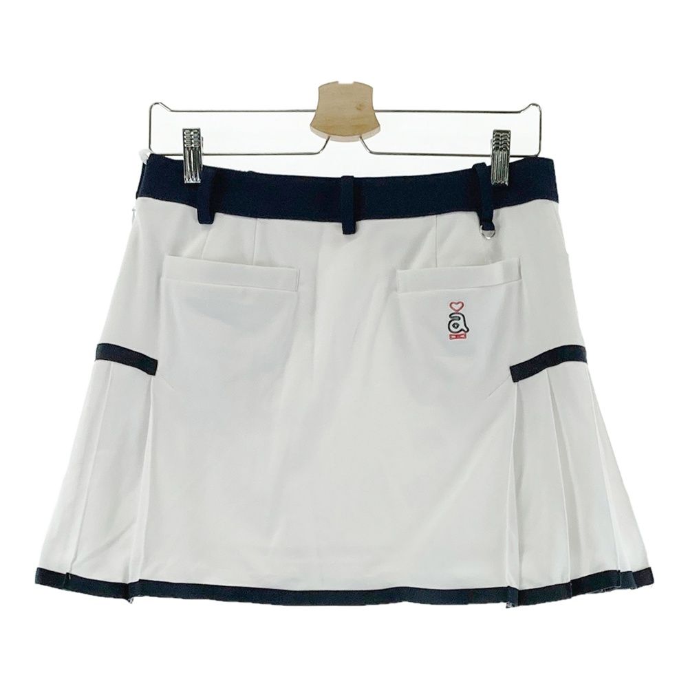 サイズ：40 ARCHIVIO アルチビオ 裏K地付プリーツスカート ホワイト系