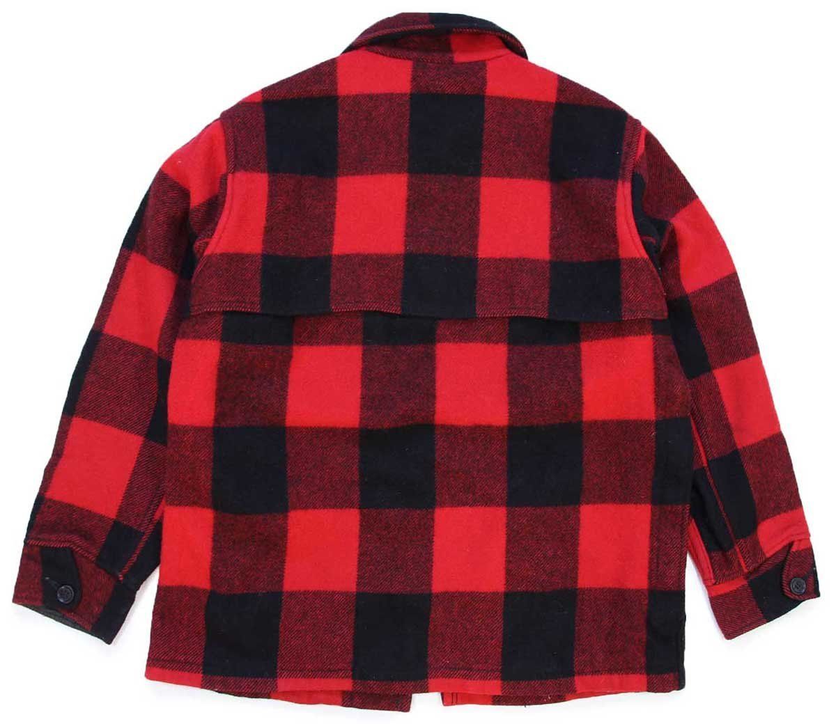 70s Woolrichウールリッチ バッファローチェック マッキーノ ウール