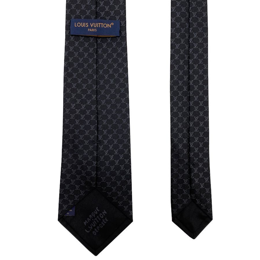 新品】ルイヴィトン LOUIS VUITTON ネクタイ・LV フィッシュネット 8CM