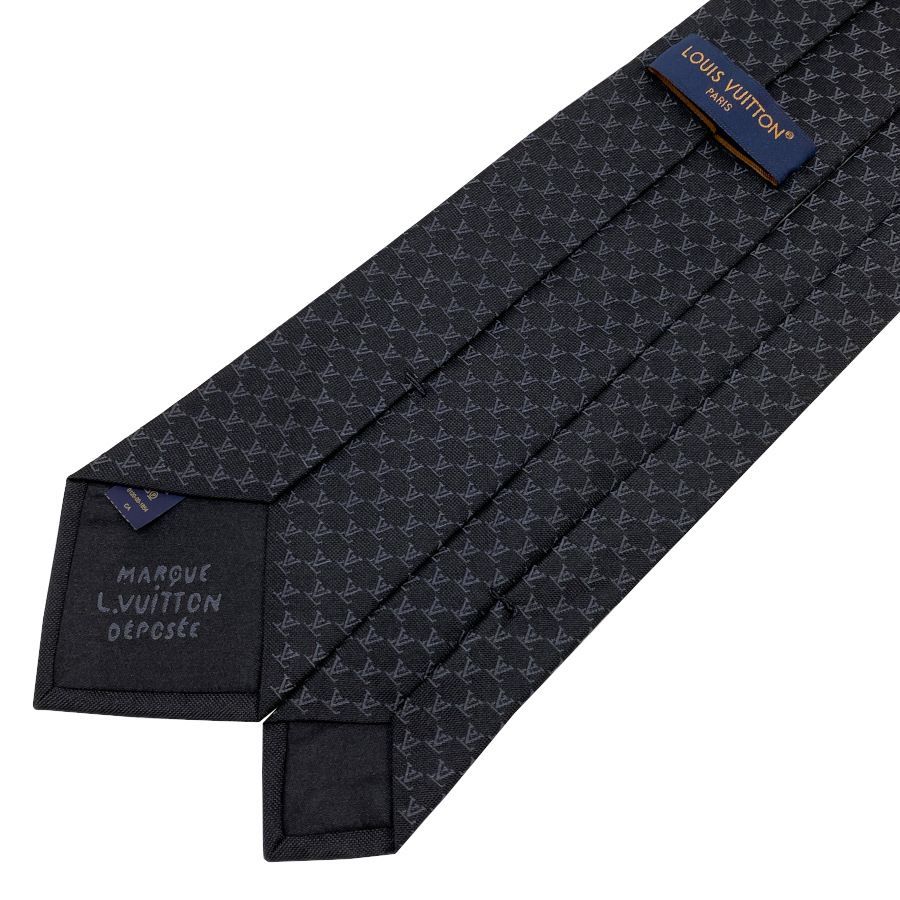 新品】ルイヴィトン LOUIS VUITTON ネクタイ・LV フィッシュネット 8CM