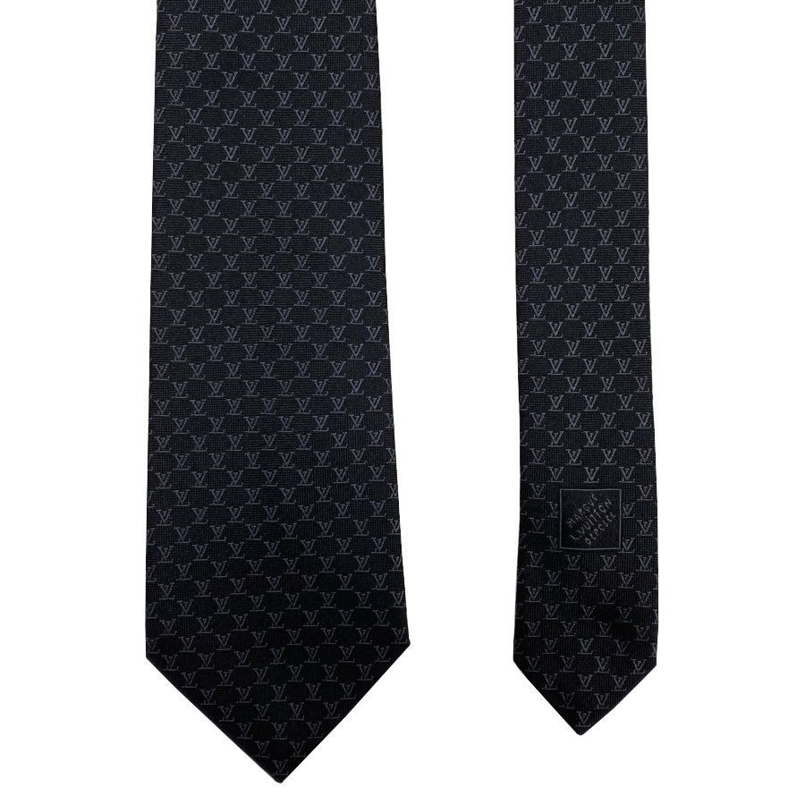 新品】ルイヴィトン LOUIS VUITTON ネクタイ・LV フィッシュネット 8CM