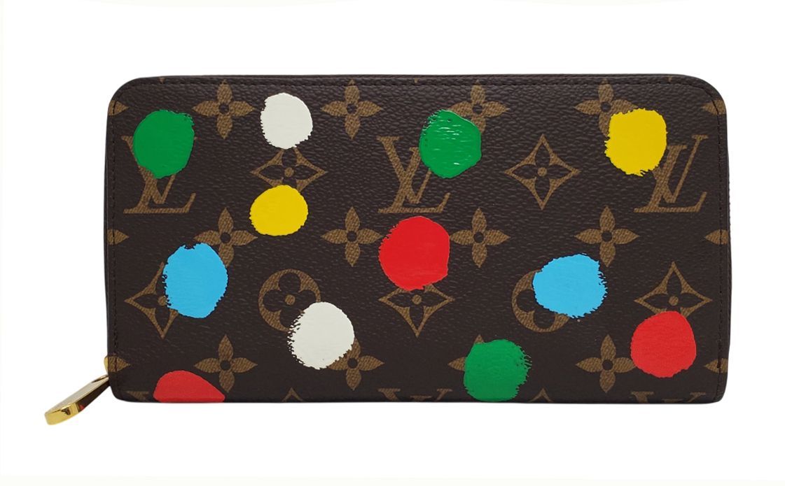 D3098◇ほぼ未使用【ルイ ヴィトン】ジッピーウォレット LV × YK 草間