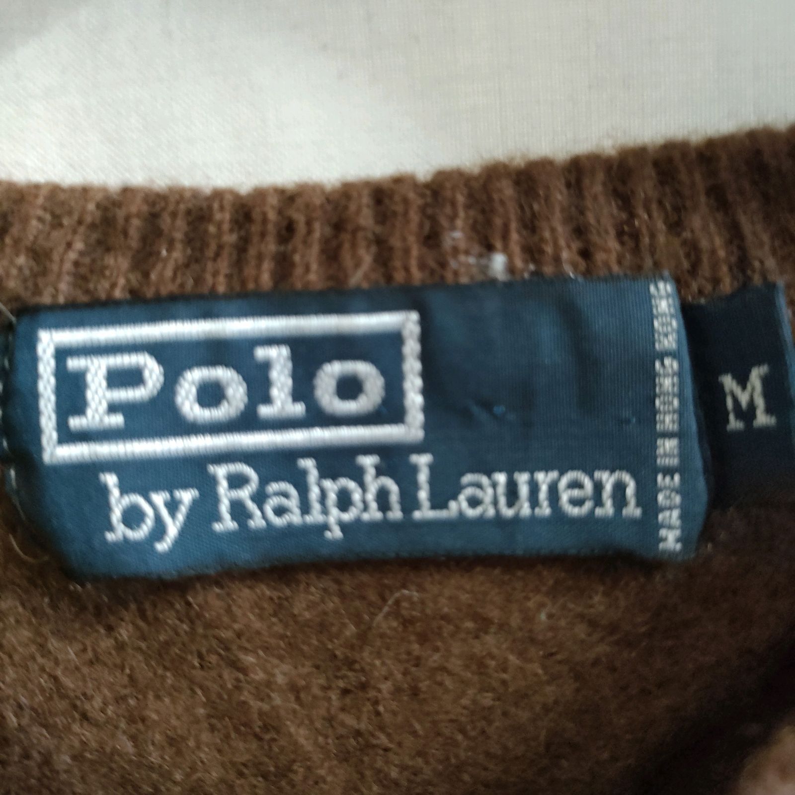 POLO by RalphLauren ベスト 茶色 ブラウン 厚手 Mサイズ - メルカリ