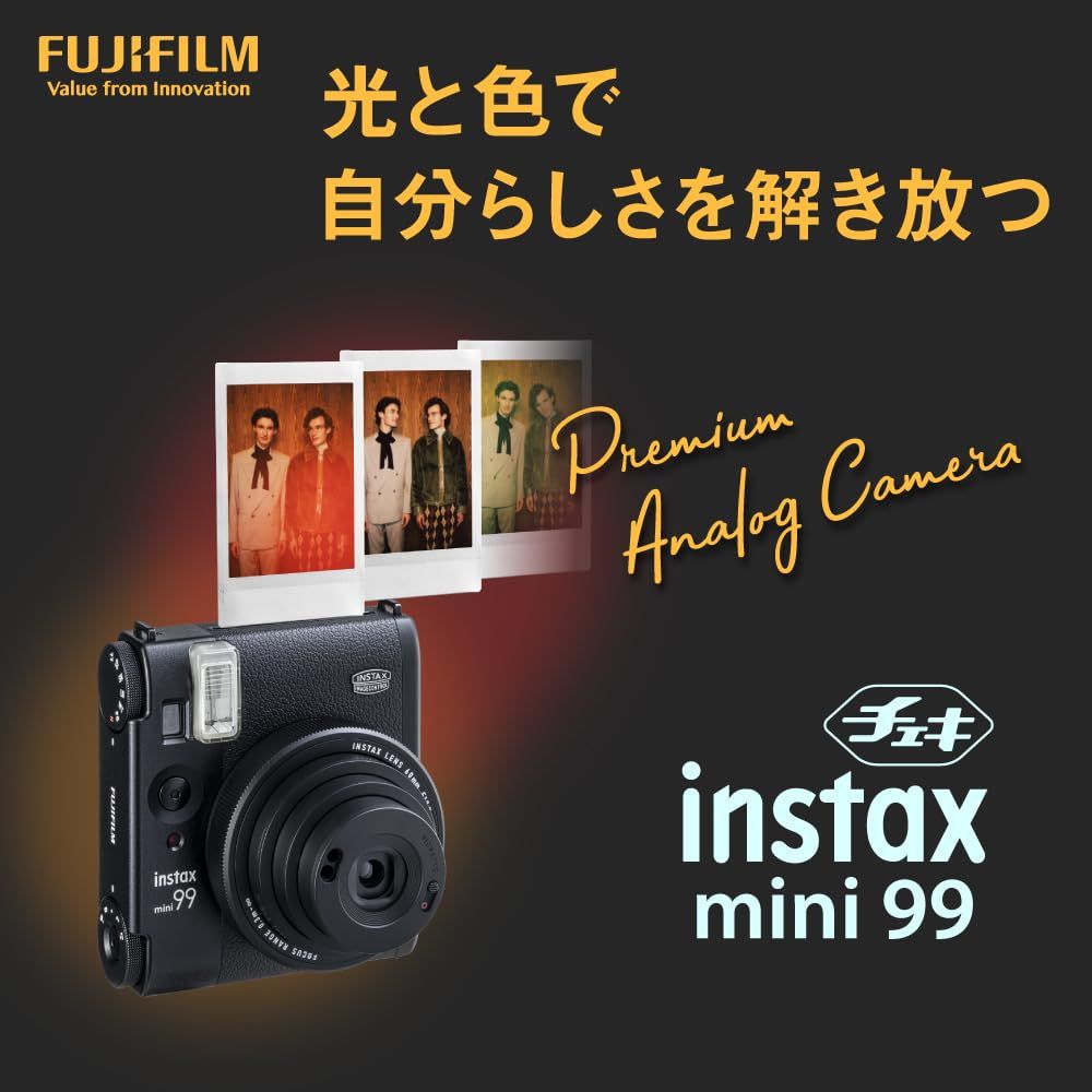富士フイルム チェキ インスタントカメラ instax mini 99 ブラック INS TH