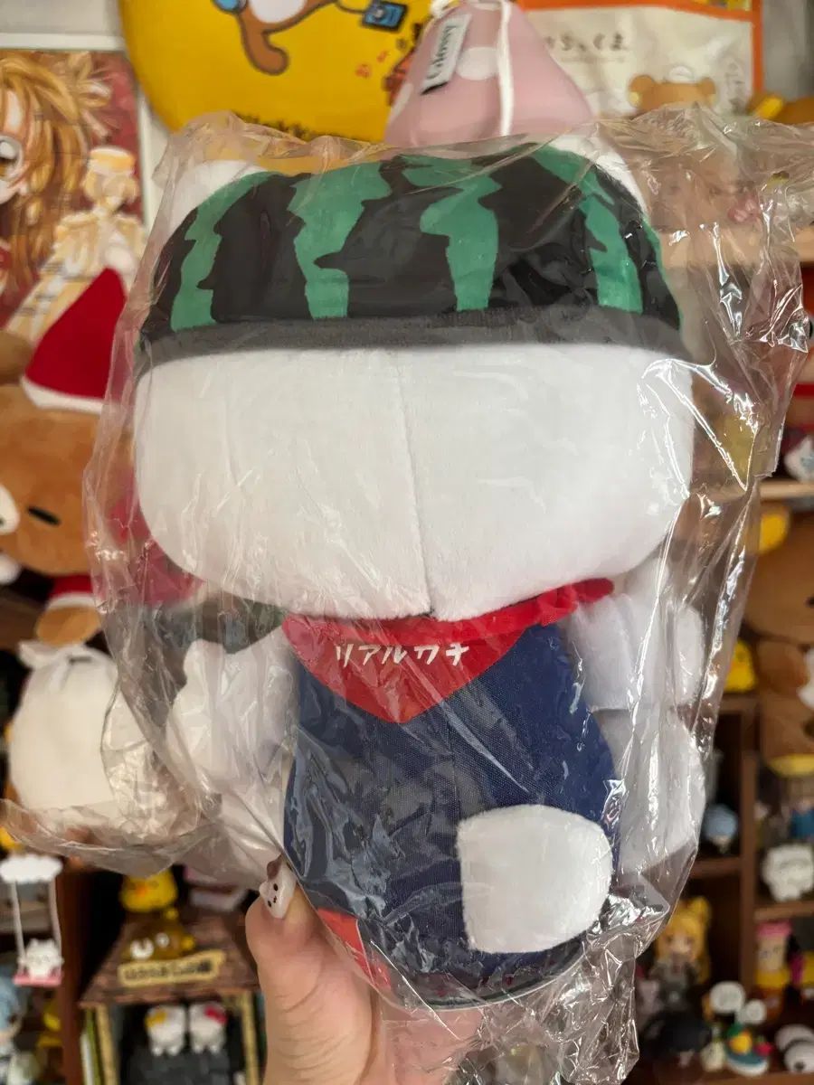 ご当地キティ 熊本限定 スイカ ぬいぐるみ 2種サイズセット JAPAN