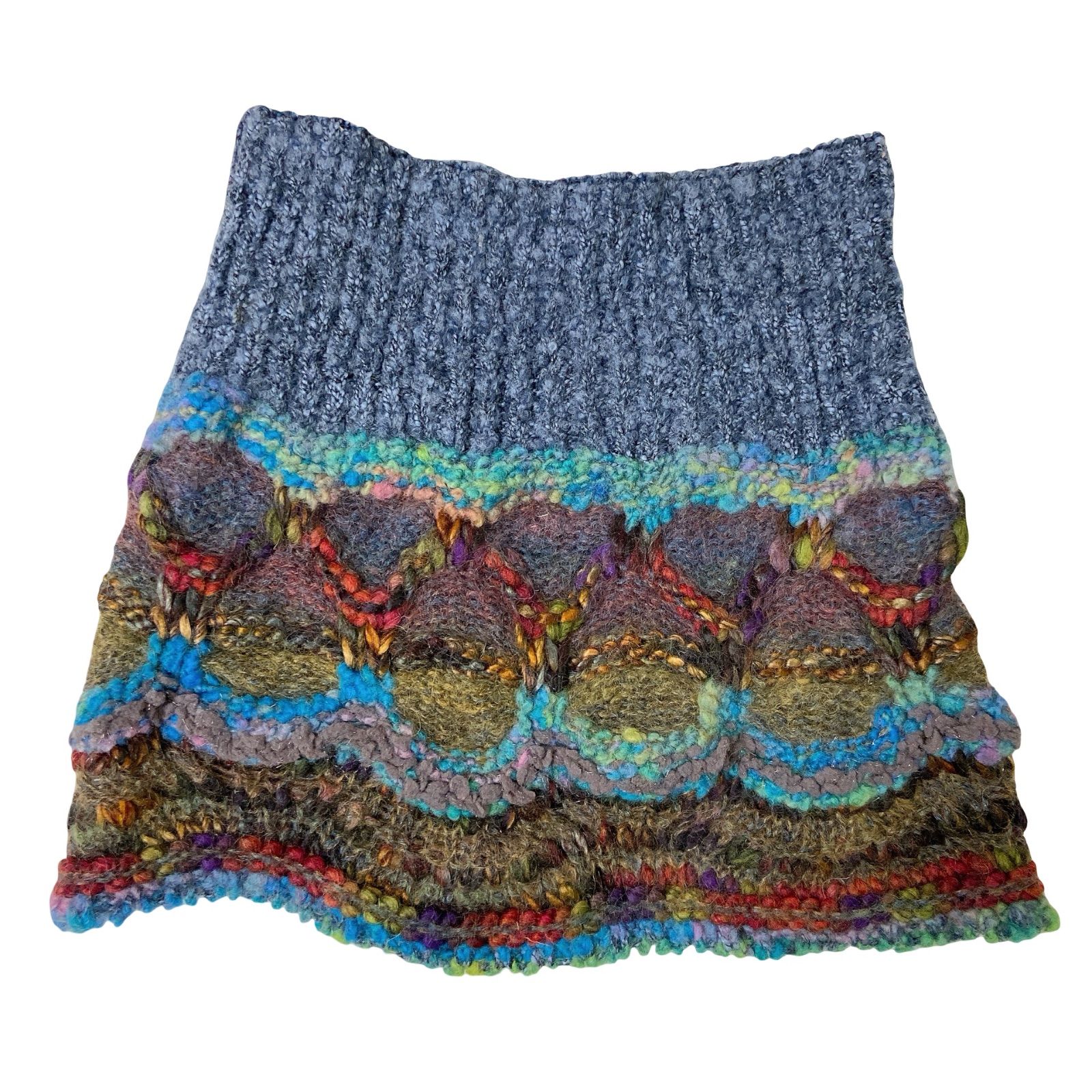 OG42 タグ付き M.&KYOKO エムアンドキョウコ 五分袖ニット セーター