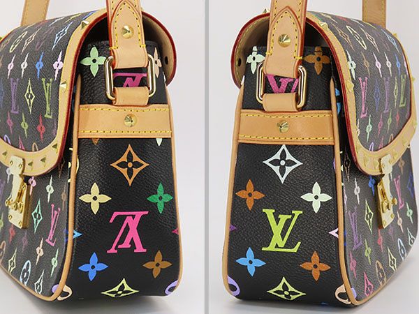 美品】ルイヴィトン LOUIS VUITTON モノグラムマルチカラー ソローニュ