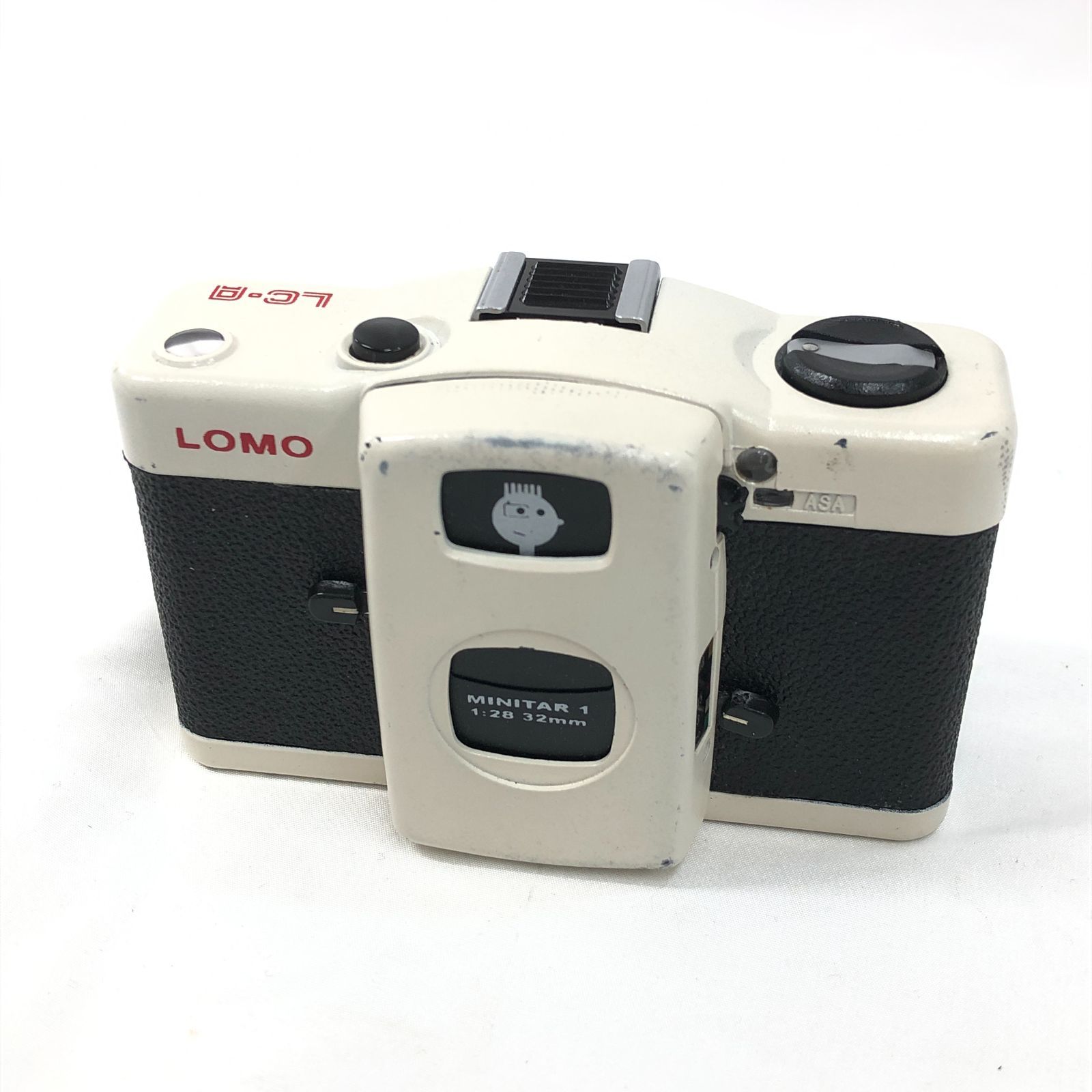 lomo カメラ　LC-A ブラック×ホワイト ジャンク 希少 レア ジャンク】LOMO LC-A ロモ ブラック×ホワイト 限定カラーモデル 希少