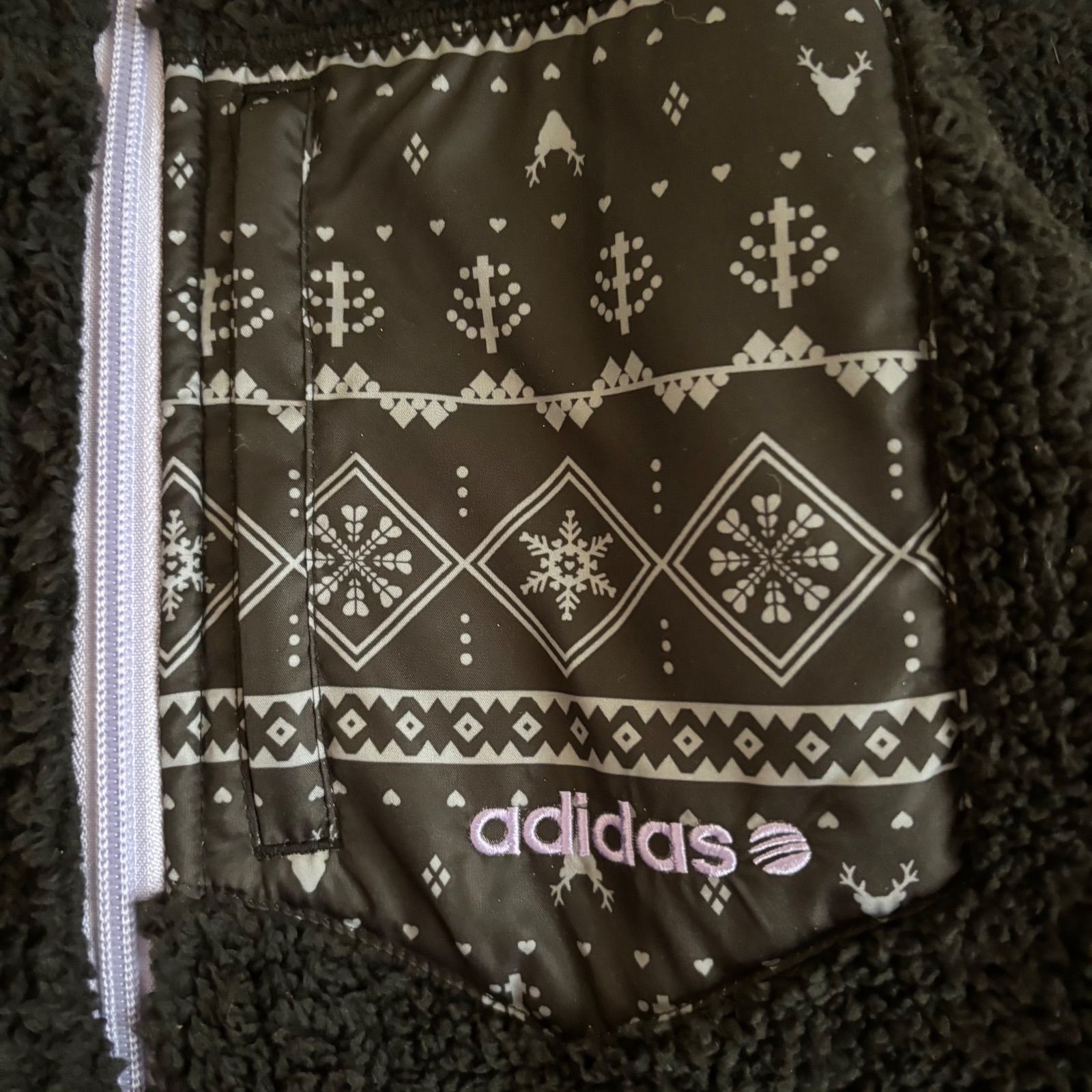 ZM1693 【タグ付き新品】adidas NEO アディダスネオ ボアフリース 