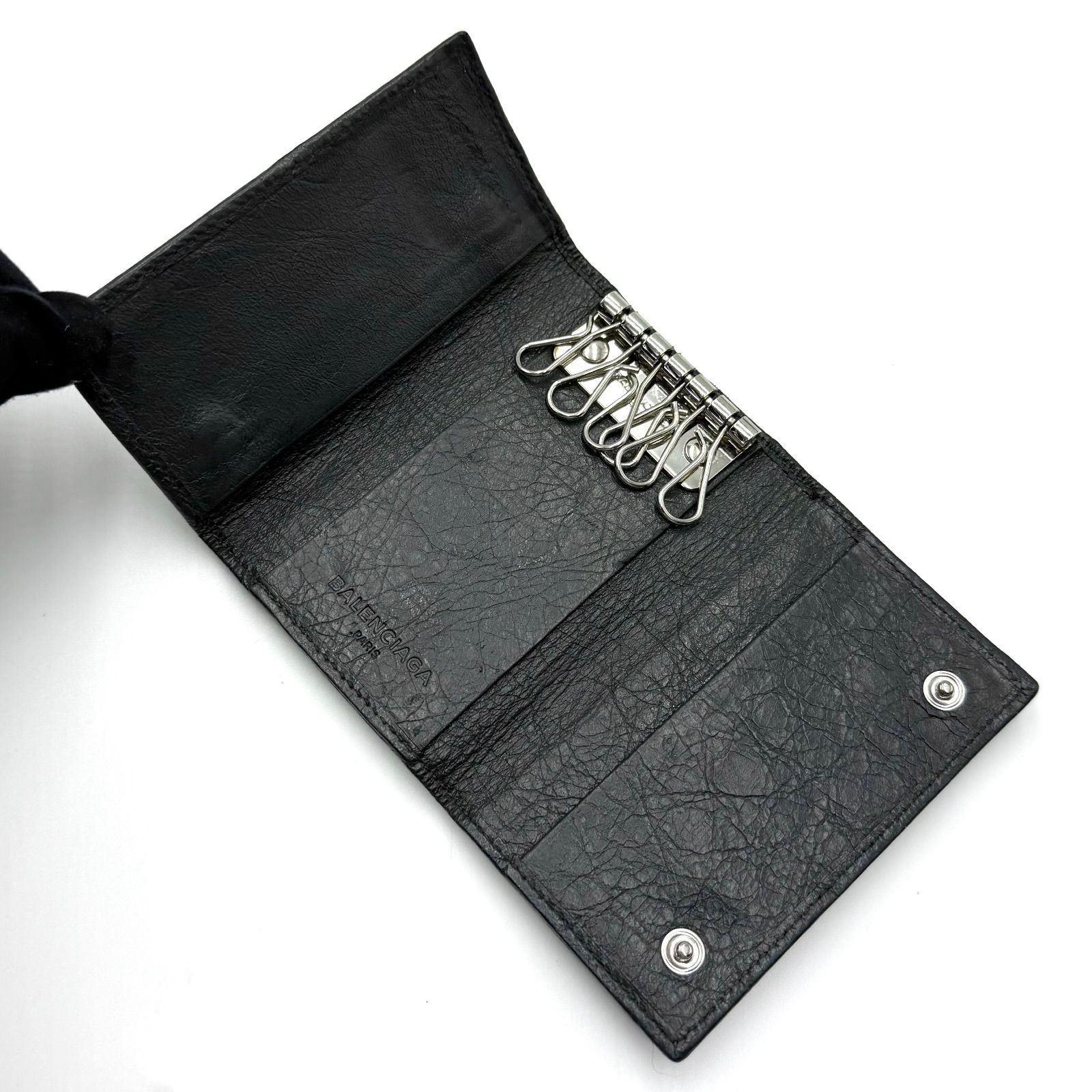 バレンシアガ BALENCIAGA キーケース 6連 グレー - メルカリ