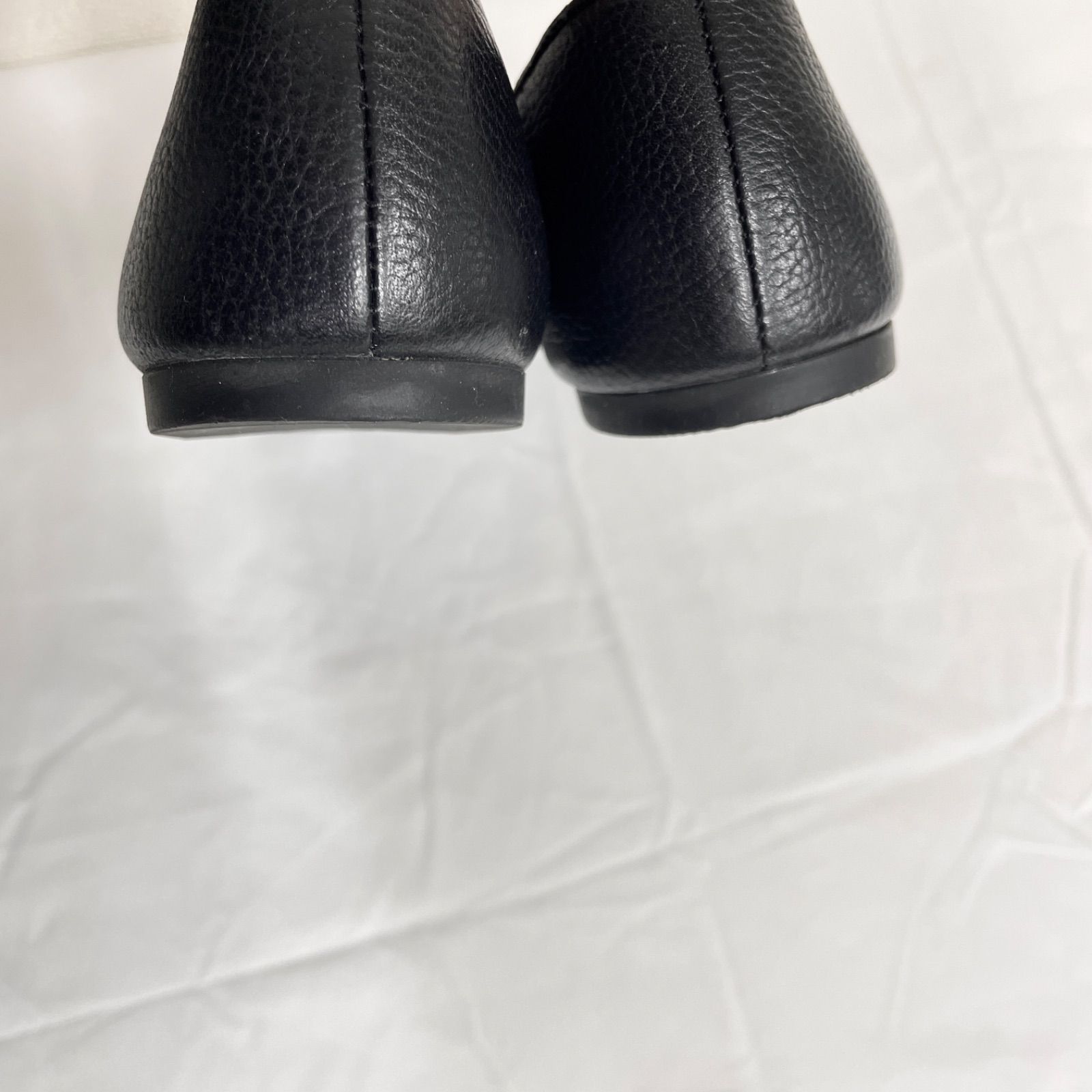 TORY BURCH トリーバーチ フラットシューズ パンプス シボ革 レザー 