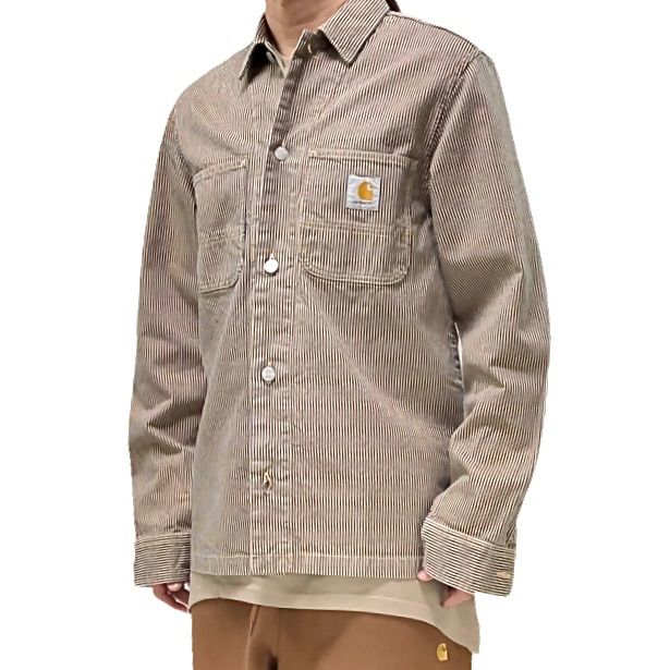 carhartt WIP カーハート LIS SINCLAIR SHIRT ブラウン ヒッコリー