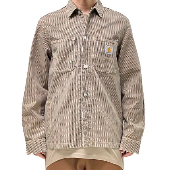 carhartt WIP カーハート LIS SINCLAIR SHIRT ブラウン ヒッコリー