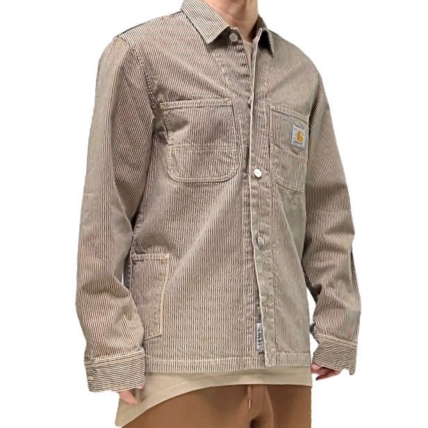 carhartt WIP カーハート LIS SINCLAIR SHIRT ブラウン ヒッコリー
