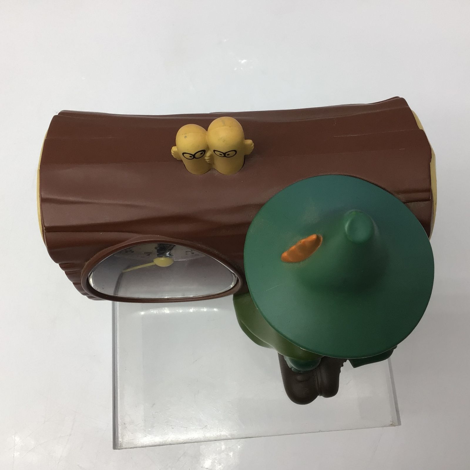 12417 【ジャンク】スナフキン 目覚まし時計 置き時計 楽しいムーミン