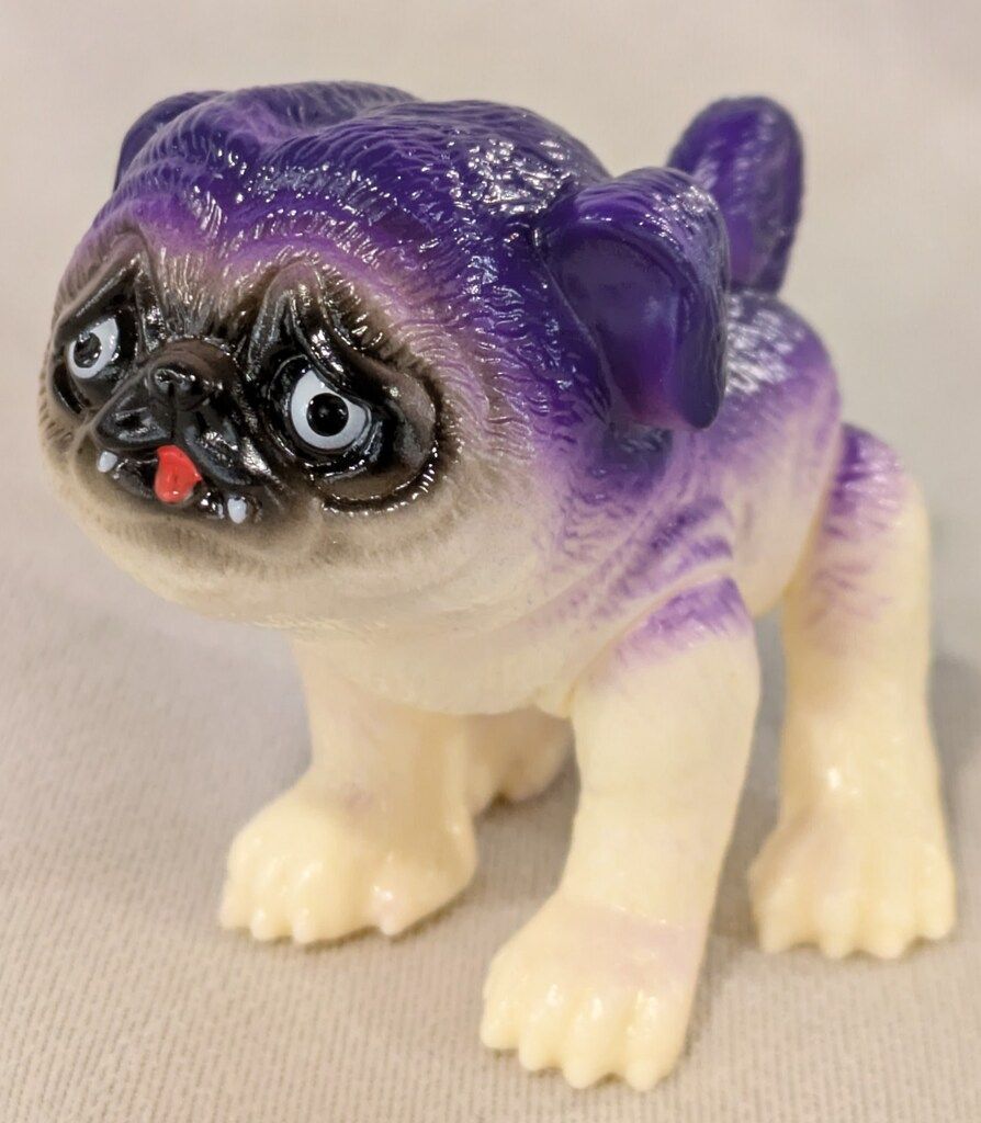 紫パグ獣 あきぱぐ PUGJYU ソフビ あきぱぐ PUGJYU パグ獣 ソフビ 紫 PUG KINGDOM あきぱぐ PUGJYU パグ