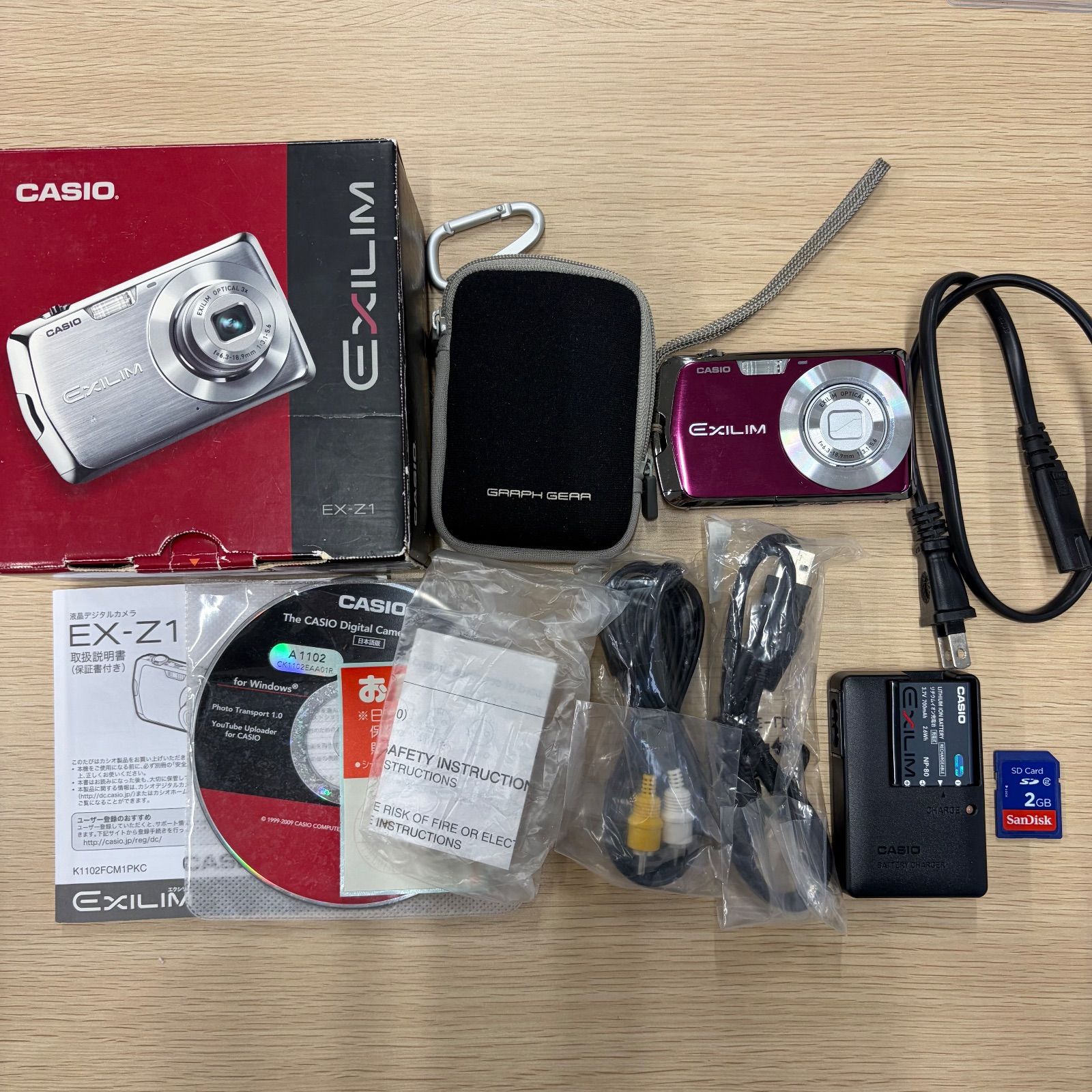 極美品・完動品】 CASIO EXILIM EX-Z1 ピンク 動作確認済 - メルカリ