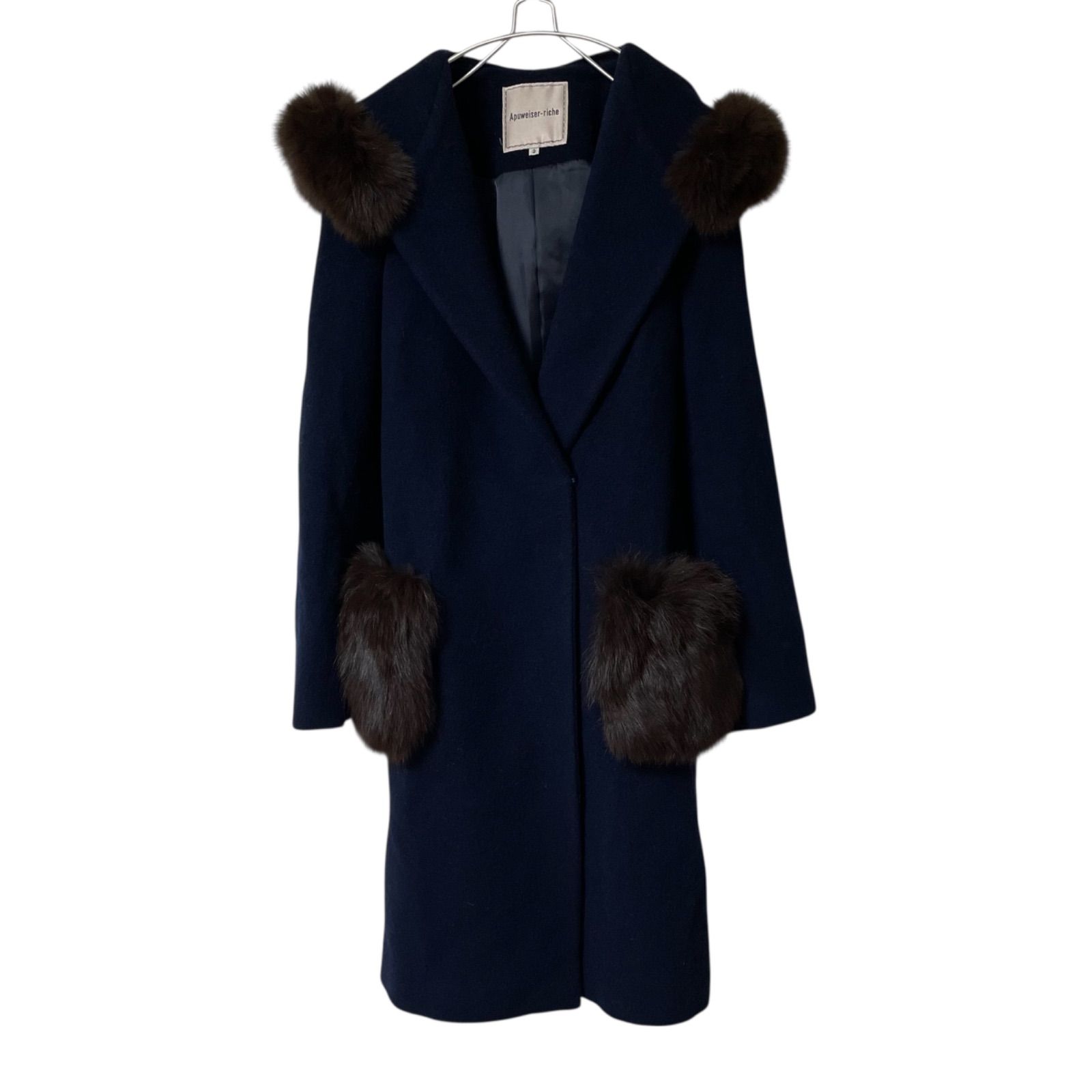 ZK19 Apuweiser-riche アプワイザーリッシェ ポケットファーコート