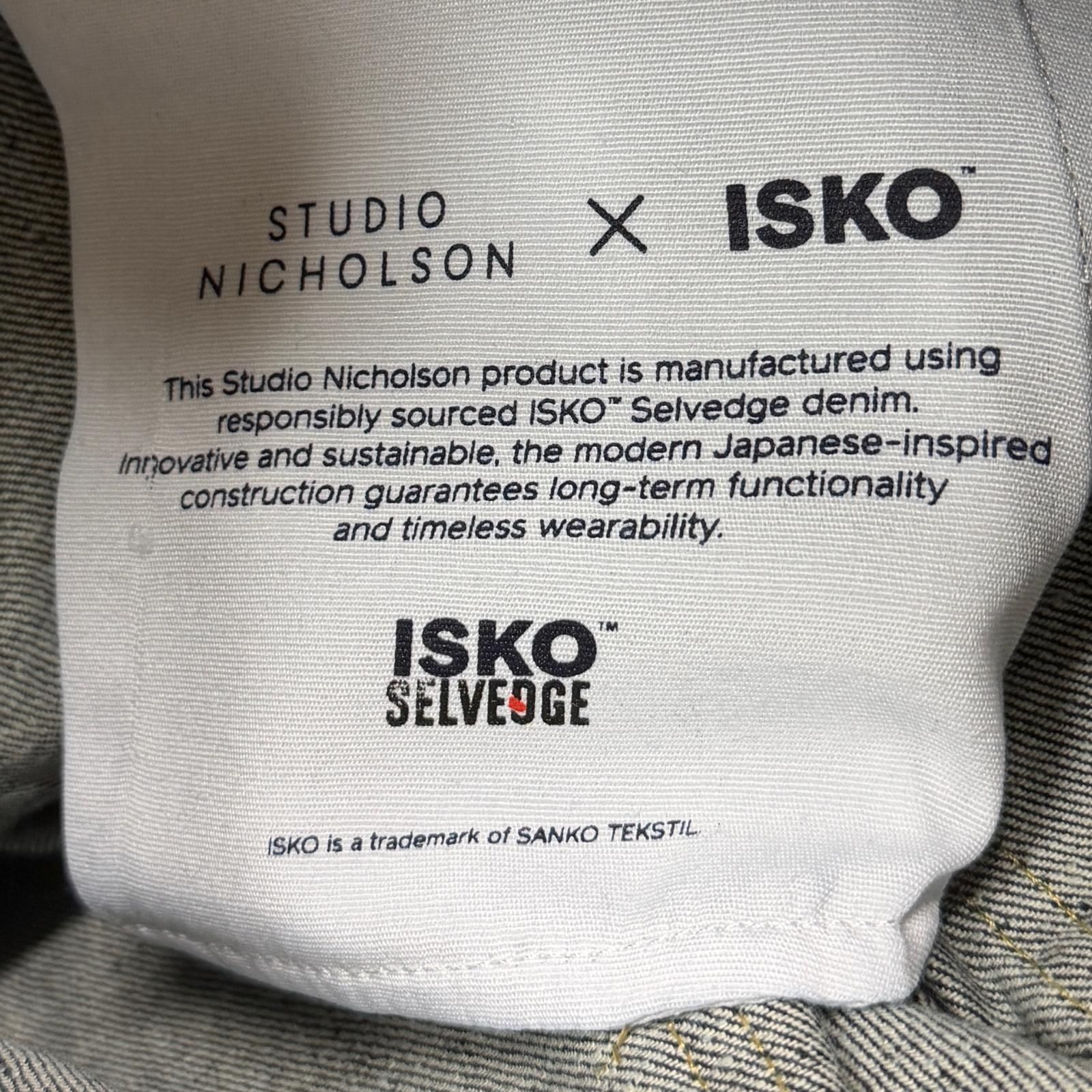 参考上代33000円 未使用 STUDIO NICHOLSON BILL SELVEDGE DENIM 