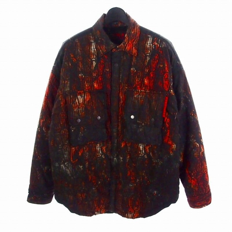 【中古】カタリスト CVTVLIST 22AW 総柄 中綿ダウンジャケット ブルゾン 上着 2 マルチカラー 2201090202 メンズ カタリスト CVTVLIST 22AW 総柄 中綿ダウンジャケット ブルゾン 上着 2