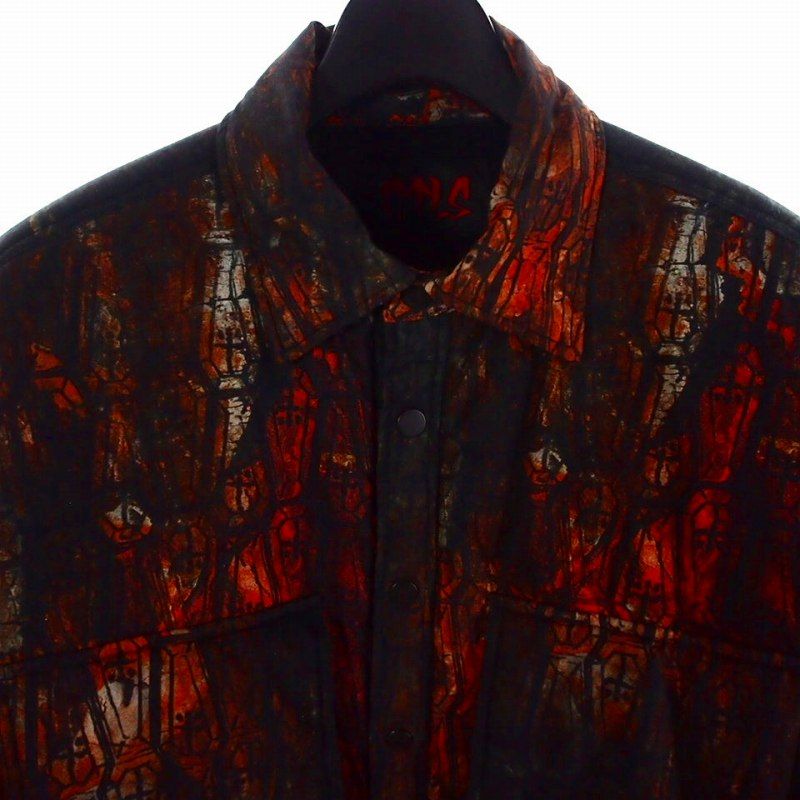 【中古】カタリスト CVTVLIST 22AW 総柄 中綿ダウンジャケット ブルゾン 上着 2 マルチカラー 2201090202 メンズ カタリスト CVTVLIST 22AW 総柄 中綿ダウンジャケット ブルゾン 上着 2