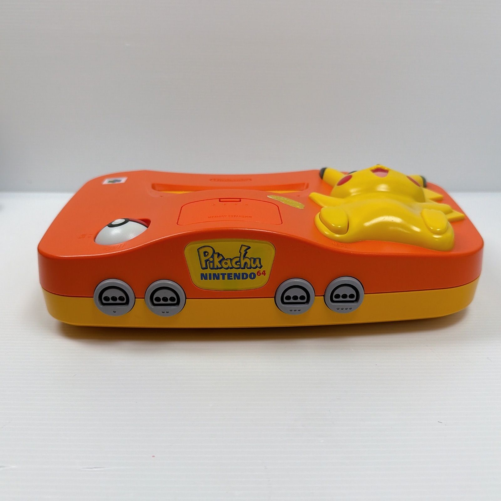 美品 ニンテンドー64本体 ピカチュウ オレンジ イエロー 拡張パック