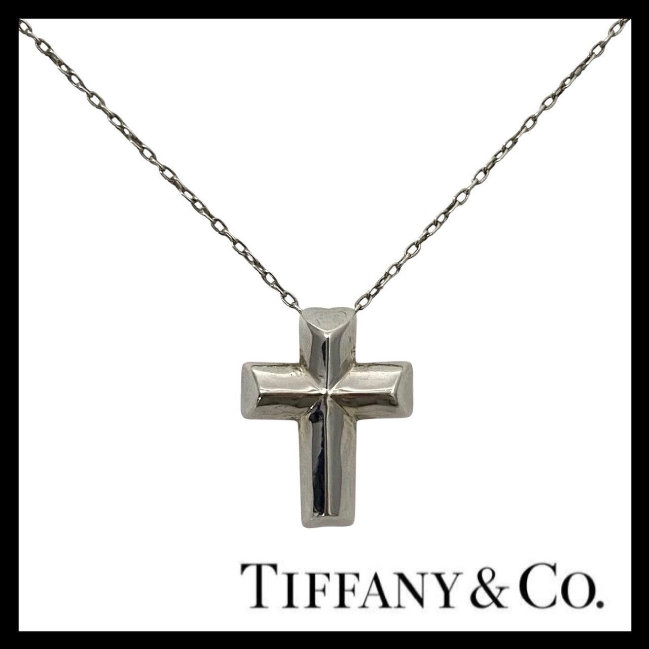 M【TIFFANY&Co.】テンダネスハートクロス ネックレス Paloma Picasso