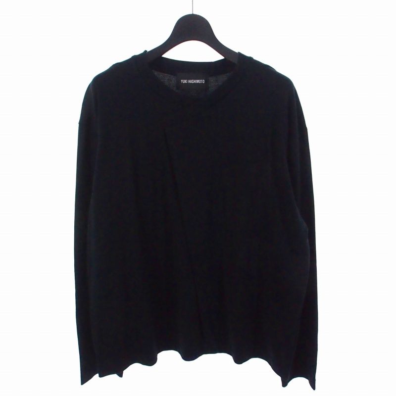 ユウキハシモト YUKI HASHIMOTO LONG SLEEVE Y-NECK T-SHIRTS Tシャツ 