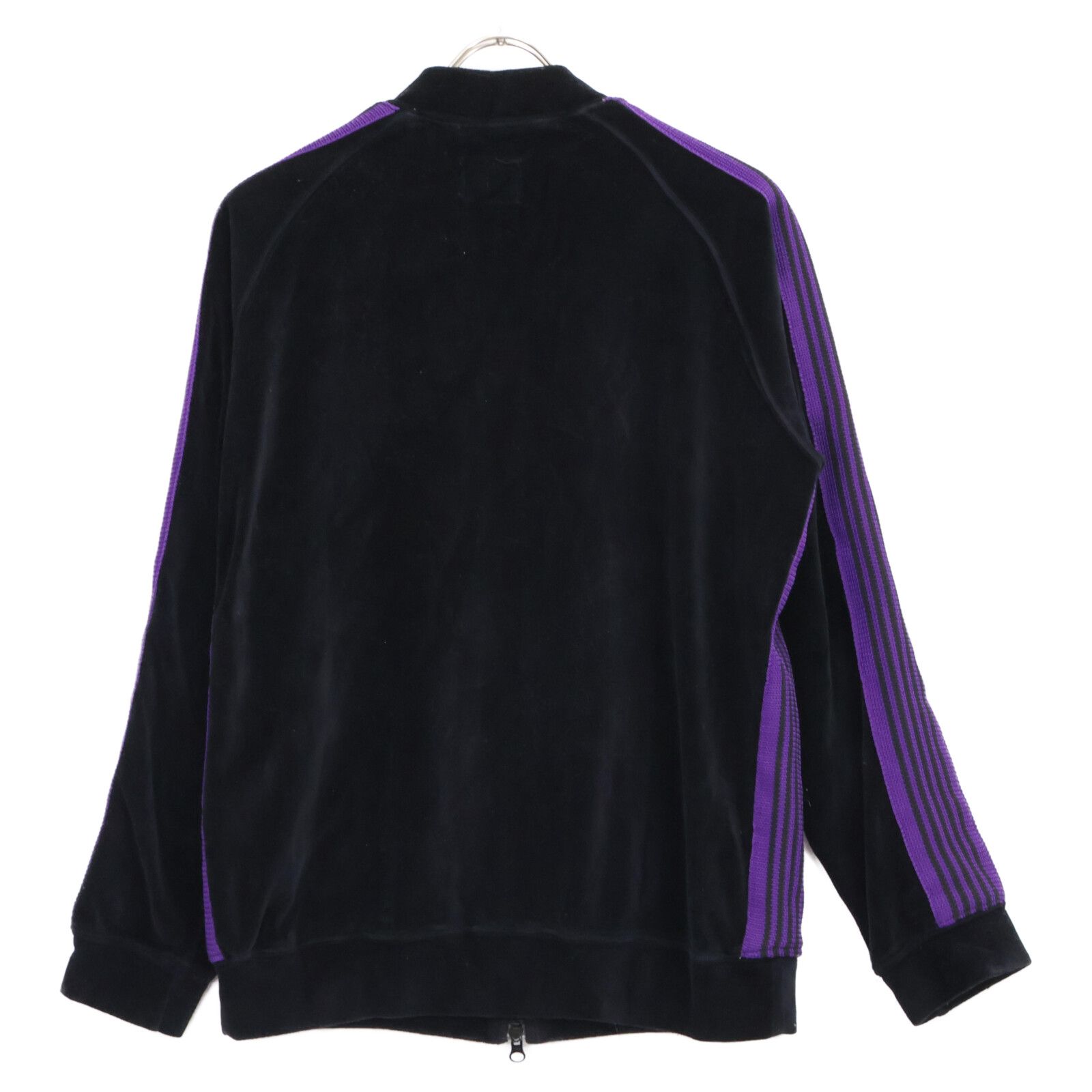 needles ニードルズ ﾌﾞﾗｯｸ×ﾊﾟｰﾌﾟﾙ ﾍﾞﾛｱ ﾄﾗｯｸｼﾞｬｹｯﾄ M - メルカリ