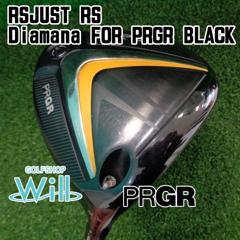 ドライバー プロギア RSJUST RS/Diamana FOR PRGR BLACK/S/9.5[9816 