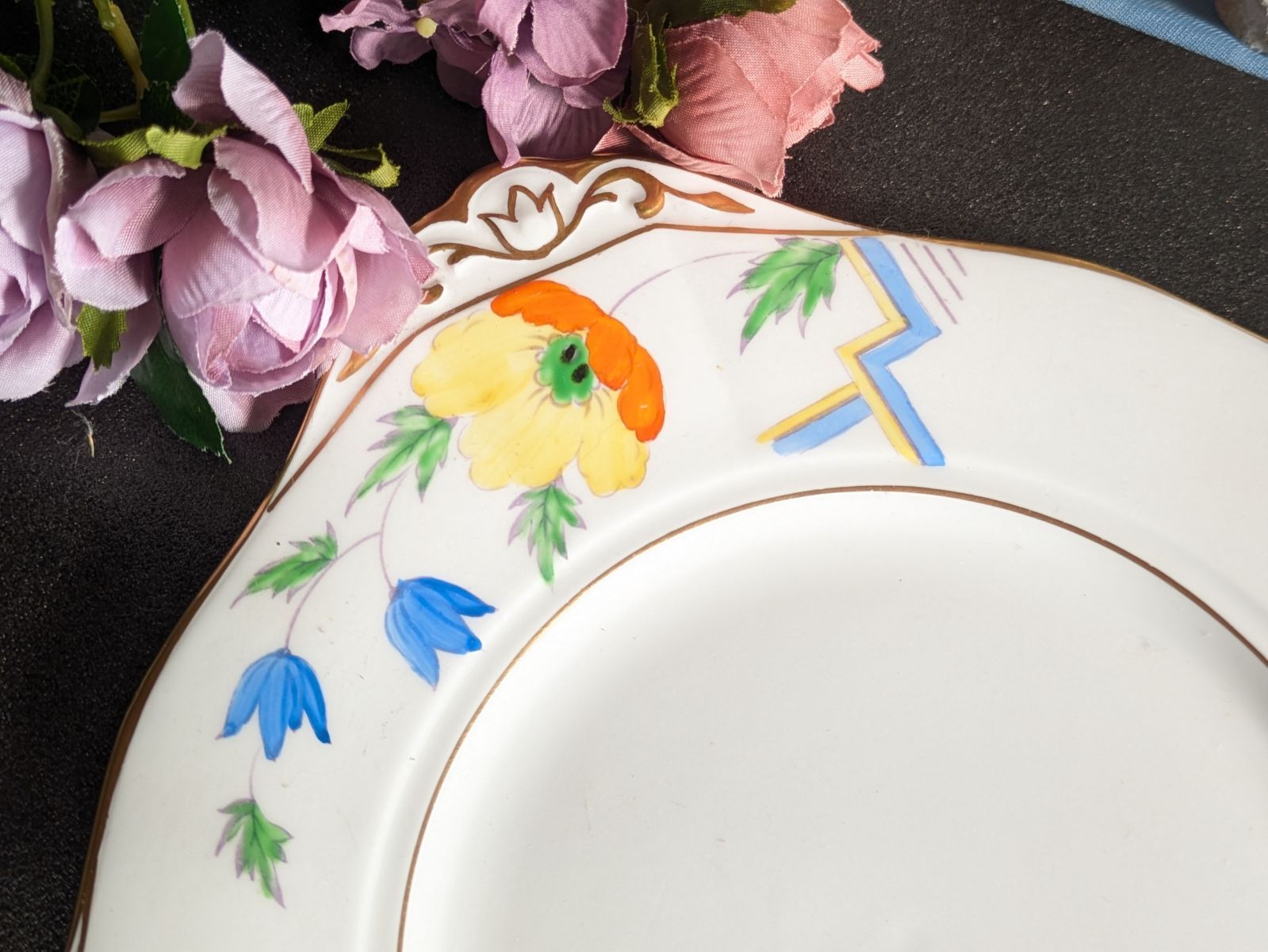 イギリス アンティーク タスカン Tuscan プレート - メルカリ