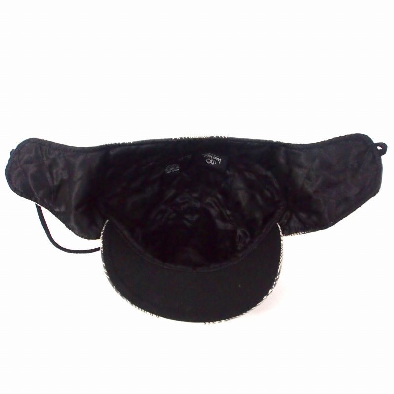 ステューシー STUSSY Trapper Hat チェック ハット キャップ 耳当て