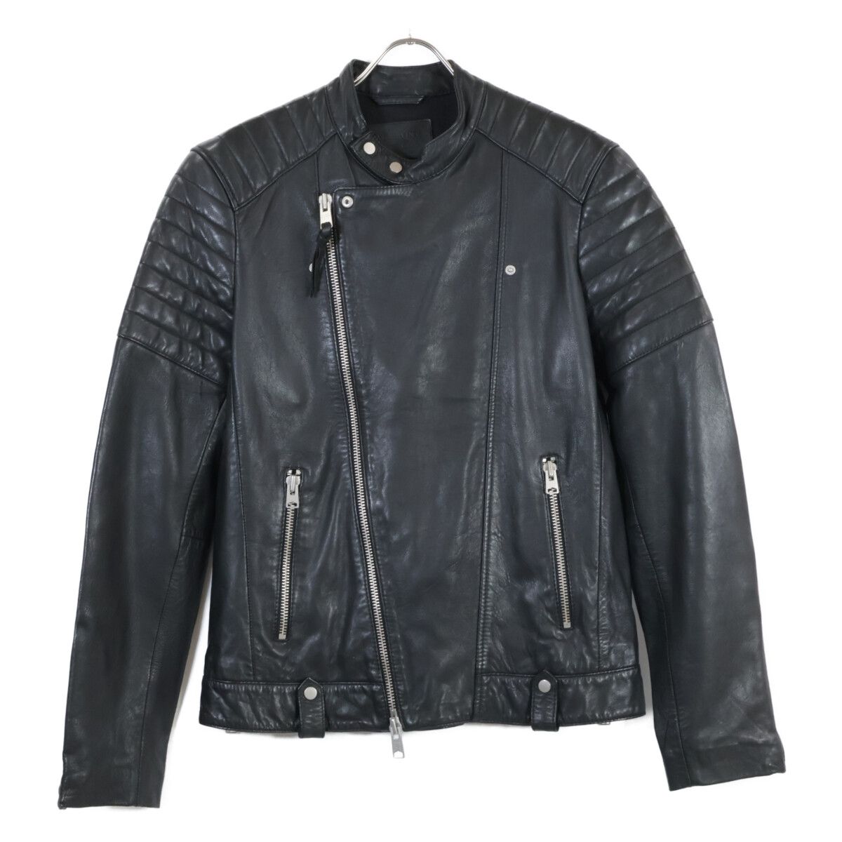 ALLSAINTS ブラック ダブルライダースジャケット ALLSAINTS ダブルライダースジャケット ブラック