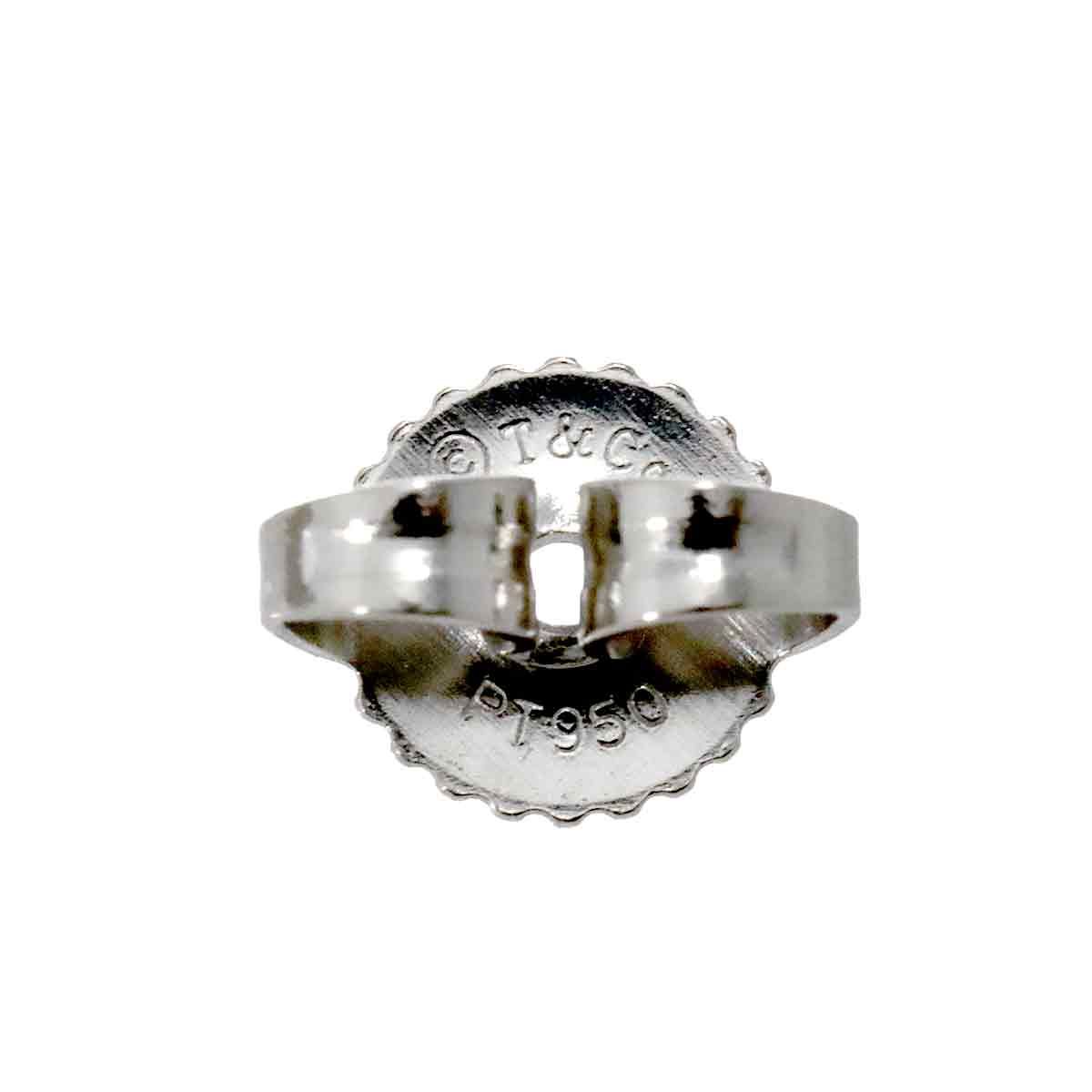 ティファニー TIFFANY&Co. ソリティア ダイヤ ピアス Pt プラチナ