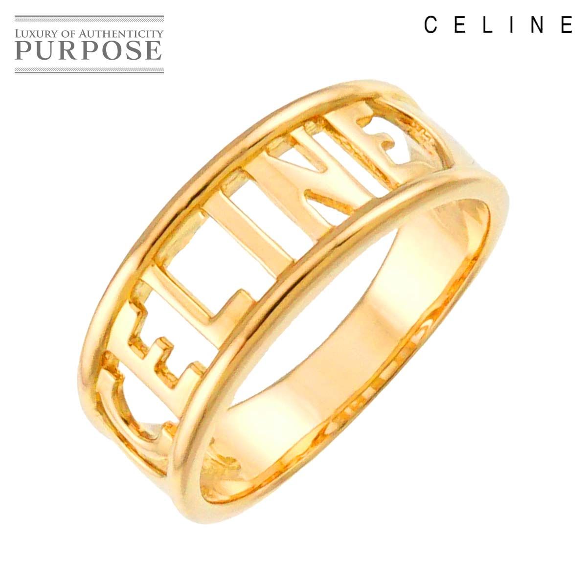 新品未使用　celine ラージリング CELINE - セリーヌ トリオンフ ラージ リング 指輪 ＃54 14号 バー