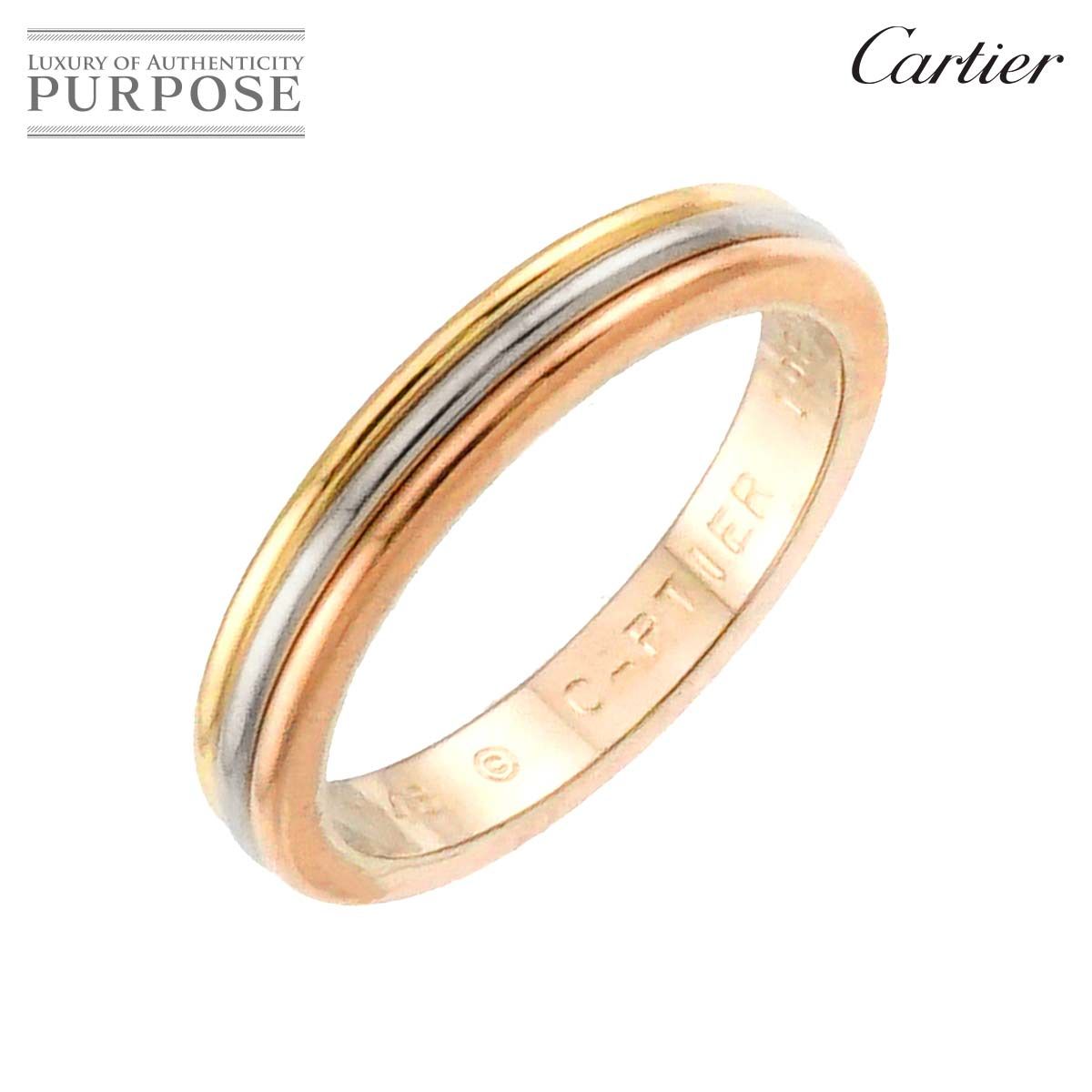 カルティエ Cartier ヴァンドーム #48 リング K18 YG WG PG スリー
