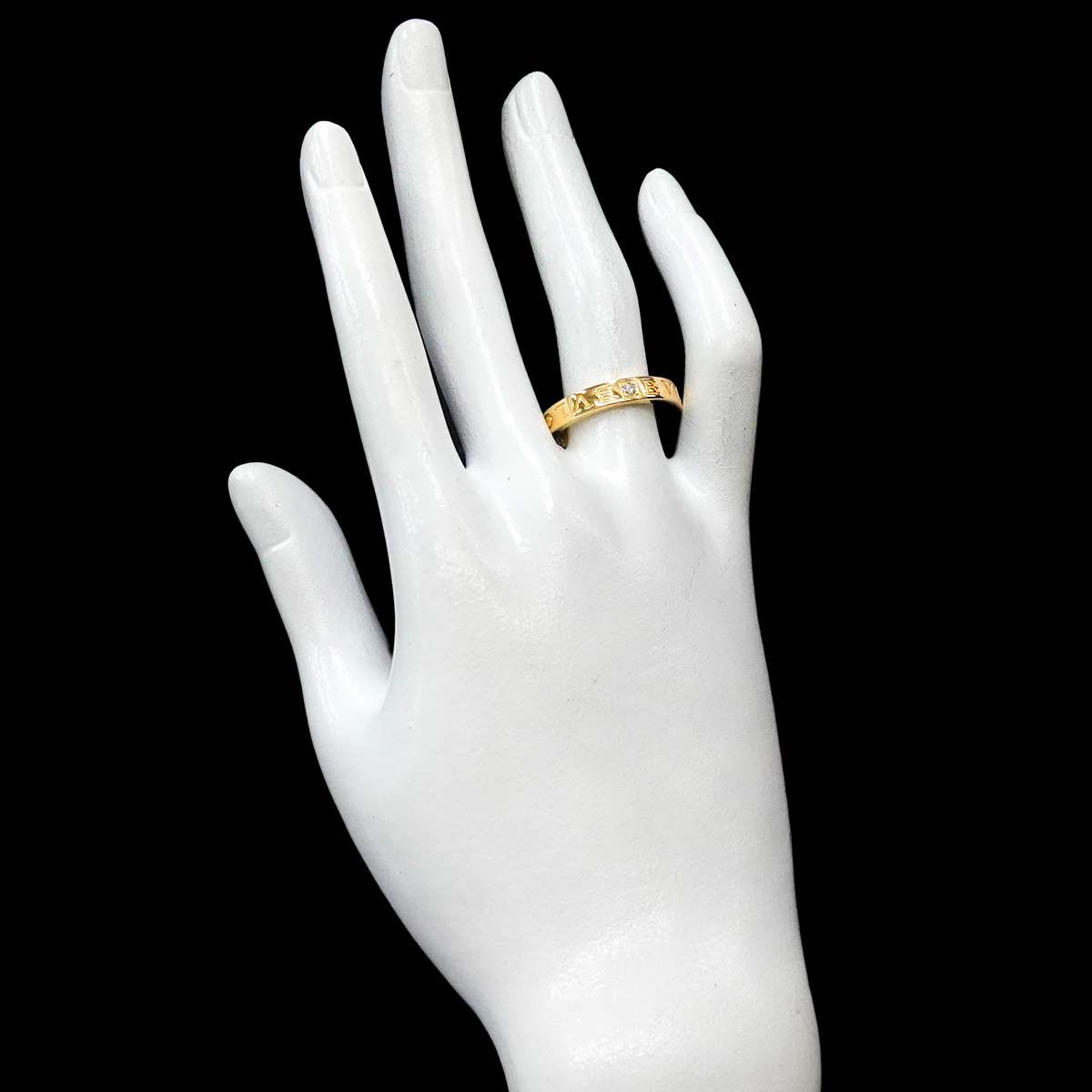 ブルガリ BVLGARI ビーゼロワン エッセンシャル 17.5号 リング ダイヤ