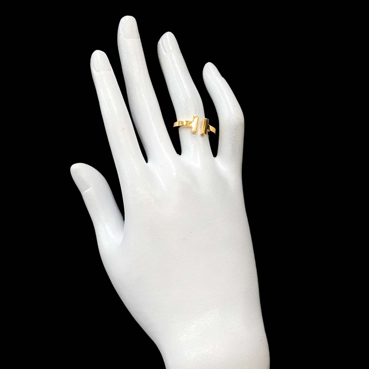 Tiffany リング 11号 ティファニー TIFFANY&Co. T スクエア 11号 リング K18 YG イエロー