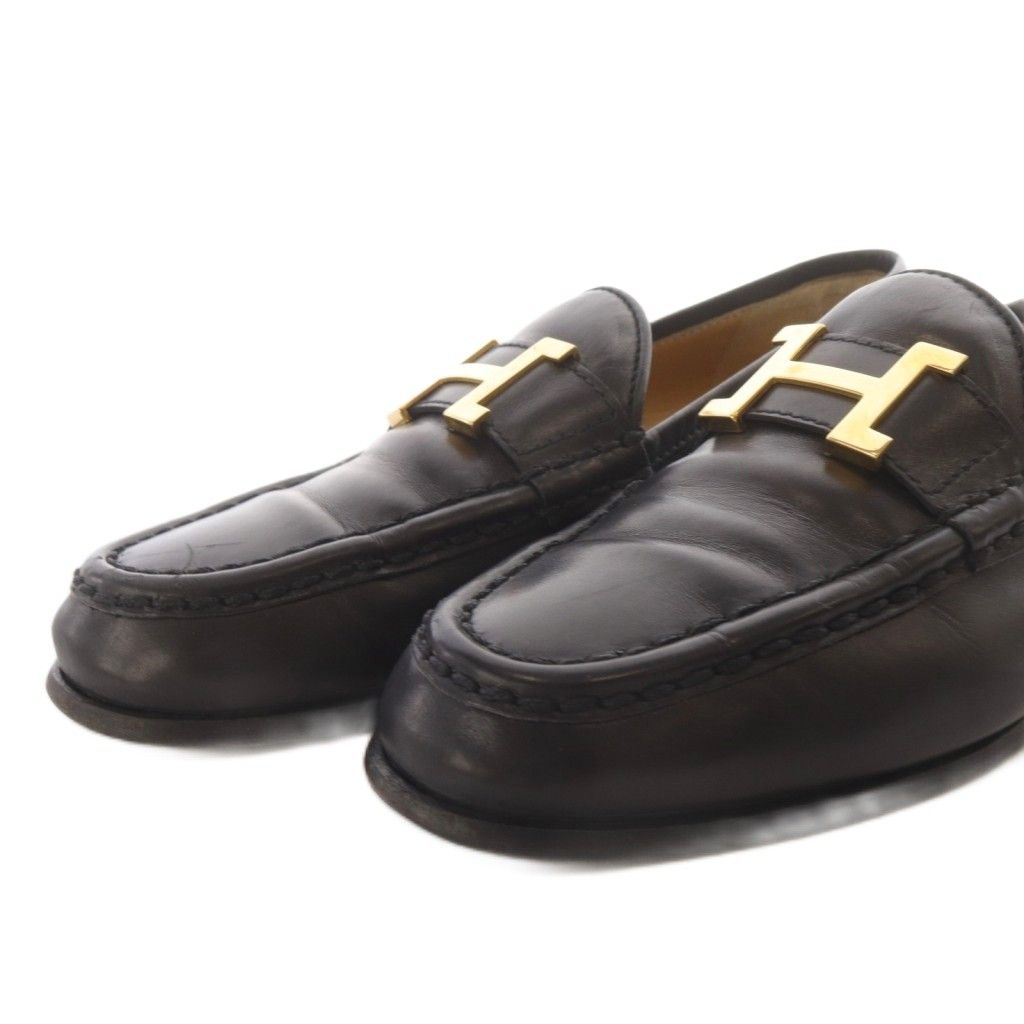 エルメス HERMES コンスタンス Hロゴ ローファー スリッポン