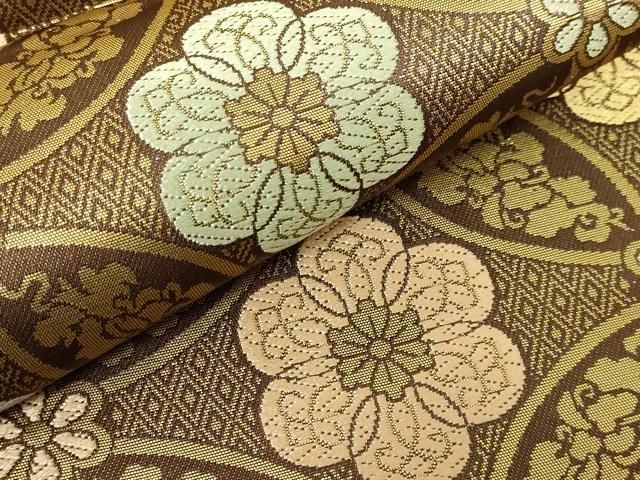 平和屋着物○極上 西陣織 陰山織物謹製 箔屋清兵衛 六通柄袋帯 唐織