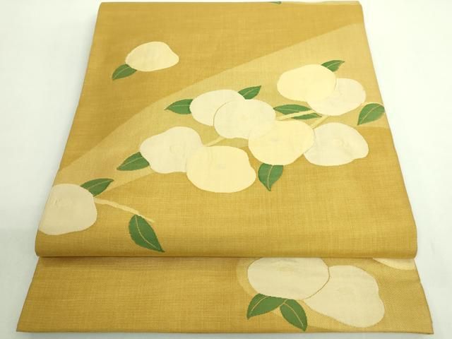 平和屋着物●極上　名門木屋太　今河織物　六通柄袋帯　光琳菊　逸品　DZAB1841kh6 平和屋着物○極上 名門木屋太 今河織物 六通柄袋帯 光琳菊 逸品