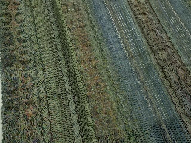平和屋着物▽極上　道行コート　スリーシーズン　春夏秋　塵除け　ロング丈　リボン織　間道　金糸　反端付き　逸品　未使用　DZAB1935kh6 平和屋着物▽極上 道行コート スリーシーズン 春夏秋 塵除け ロング丈