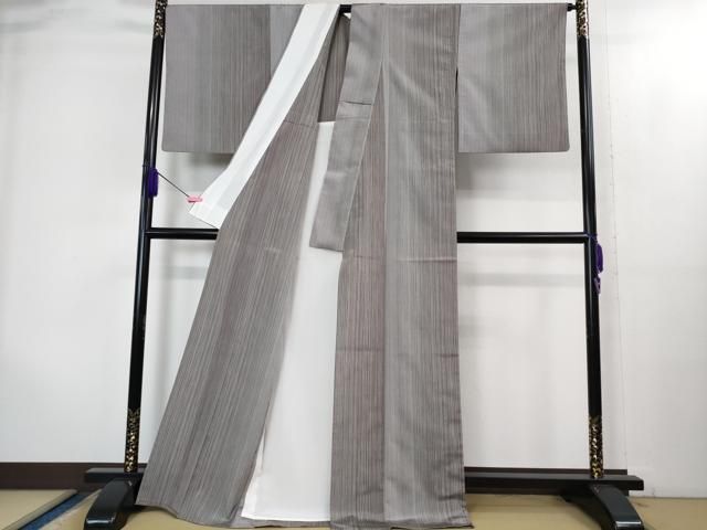 平和屋着物□極上 本塩沢 単衣 やまだ織 200色 逸品bi783