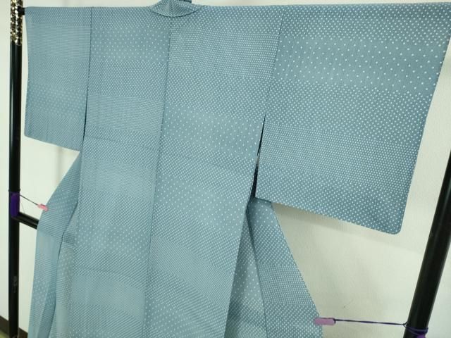 平和屋着物＊極上 夏物 洗える最高級着物 ＜英＞はなぶさ謹製 小紋